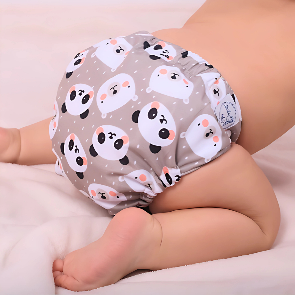 Fralda Ecológica Reutilizável para Praia e Piscina, veste de 6 a 18kg em Oferta na Shopee