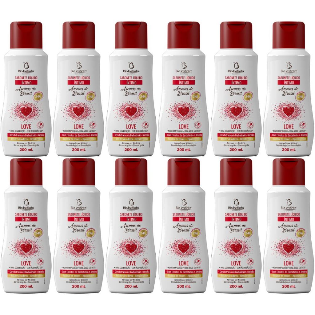 Sabonete Íntimo Aromas Do Brasil Love 200ml Bio Instinto