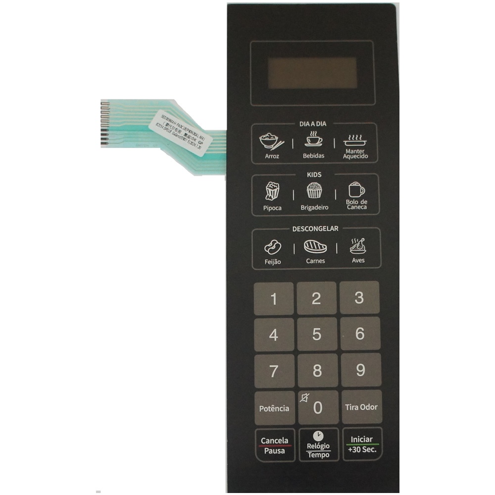 Membrana Compativel Microondas Mondial Mo-02-34  Preta