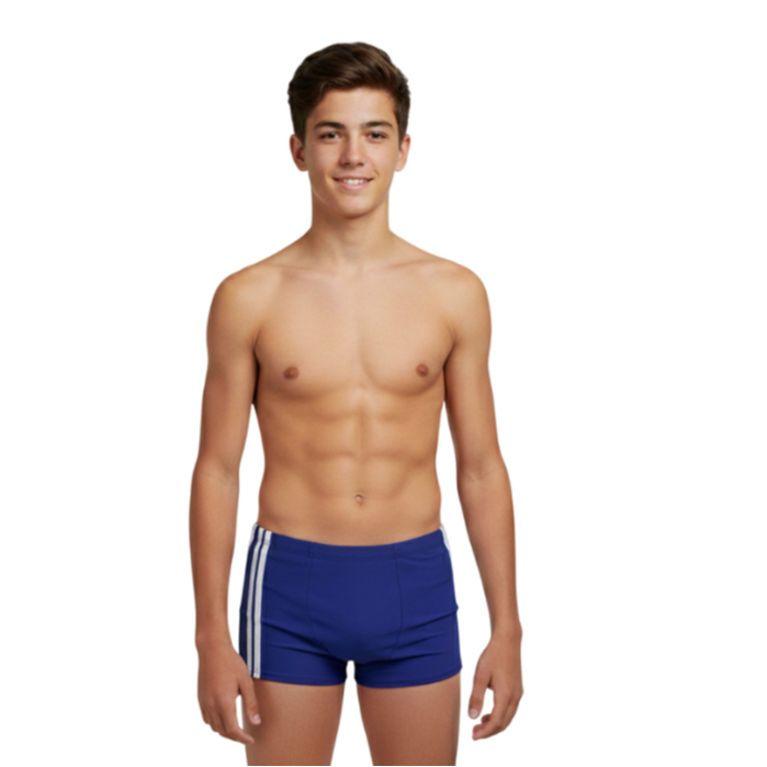 Sunga Masculina Boxer Juvenil Adolescente Confortável Cueca Box Praia Piscina Natação Verão