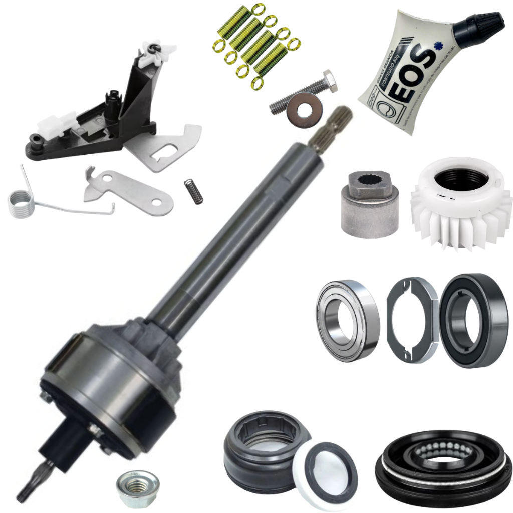 Kit Cambio Mecanismo Compativel Lavadora Electrolux Lte12 Lm08 Lf90 Lf11 Lq90 Ltr12 Lq12 Ltc12
