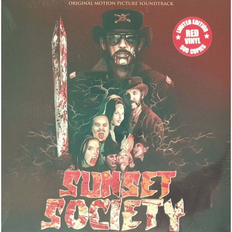 Sunset Society Original Motion Picture Soundtrack-lp importado-LACRAD-ed ltda-Lemmy(Motorhead)-Thor-S Pearcy Lynch-vinil