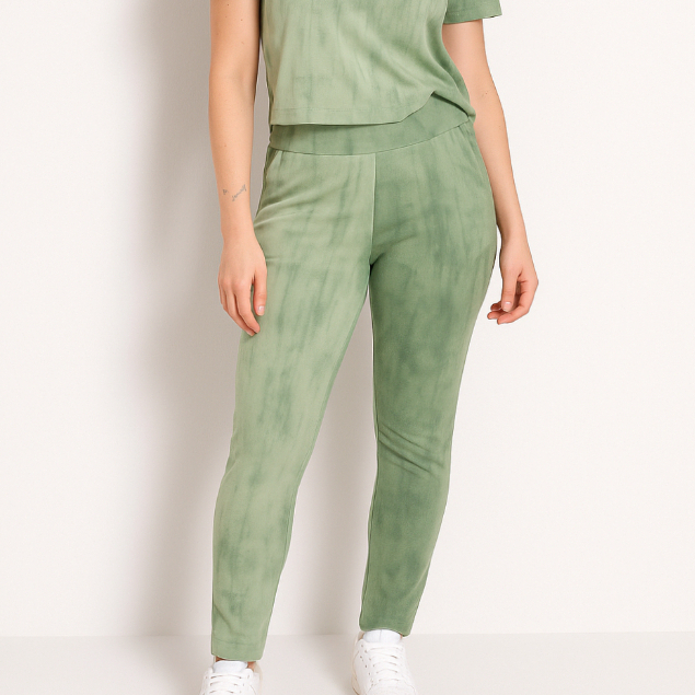 Calça Feminina Tye Dye Em Algodão e Bolso Lateral Moda Premium Elegante Tendência Fashion em Oferta na Shopee