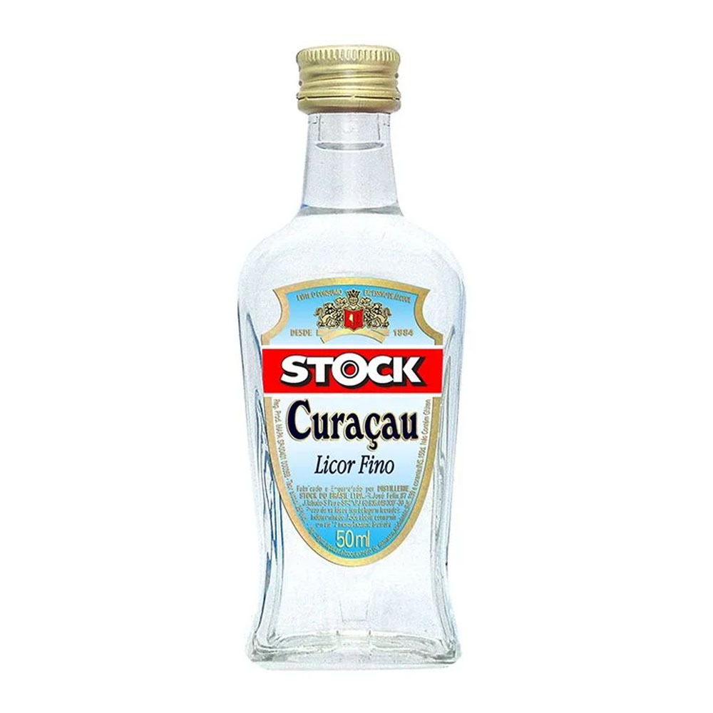 MINIATURA  LICOR CURACAU STOCK 50ML em Oferta na Shopee