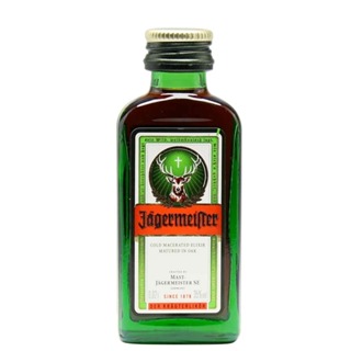 MINIATURA  LICOR JAGERMEISTER 20ML em Oferta na Shopee