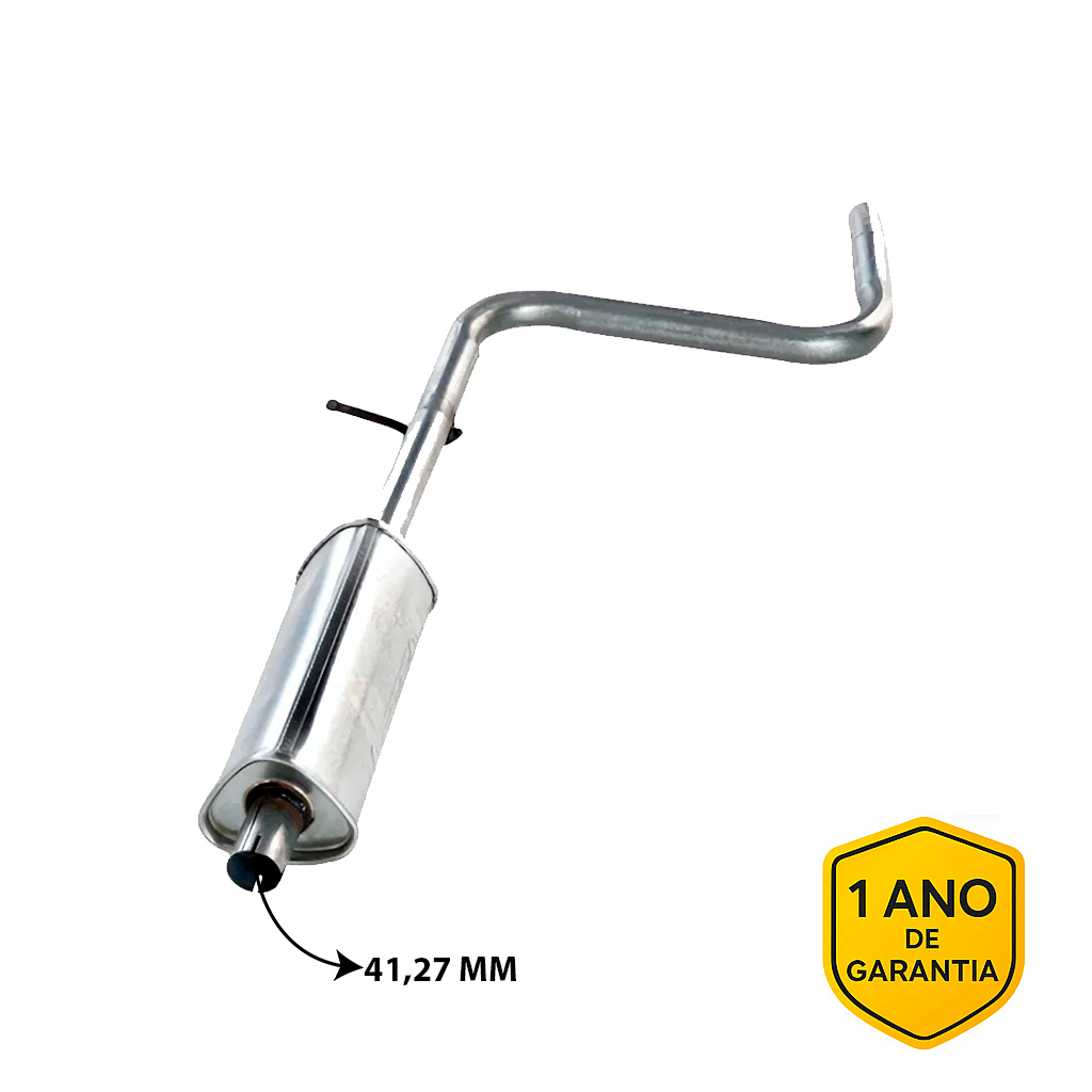 Escapamento Silencioso Intermediario - Palio 1.0 8V - 1996 Á 2008 em Oferta na Shopee