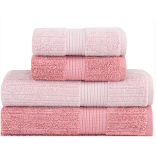Jogo De Banho Buddemeyer - Toalha Fio Penteado Canelado - 100% Algodão - Kit Banho e Rosto - 4 Peças em Oferta na Shopee
