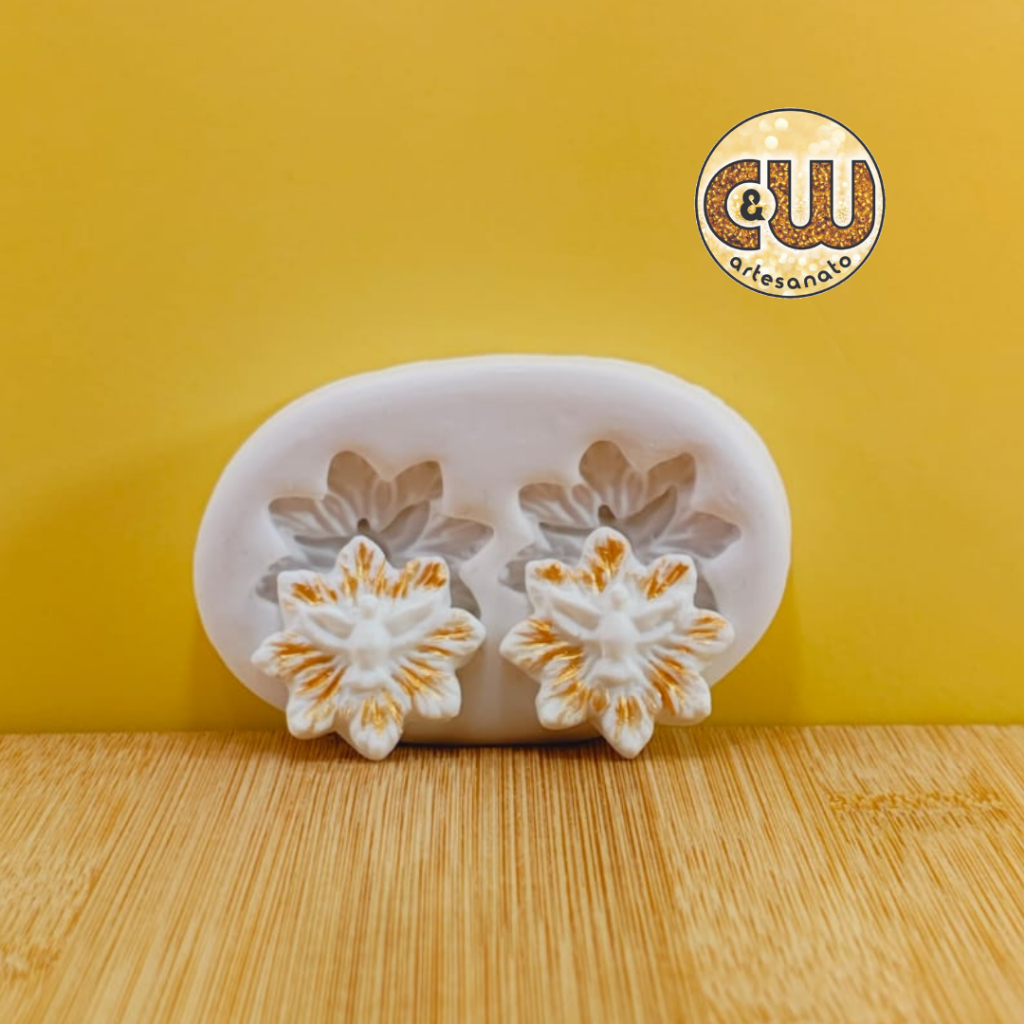 Molde de Silicone MINI Espírito Santo com 2 Confeitaria e Artesanato