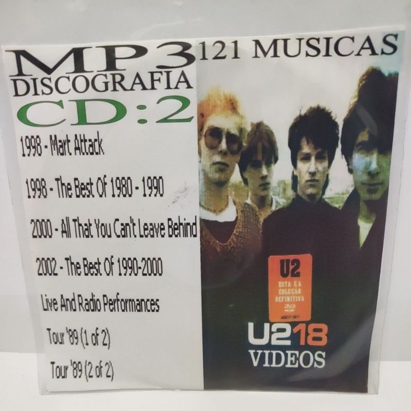 MP3 U2 cd 2 discografia