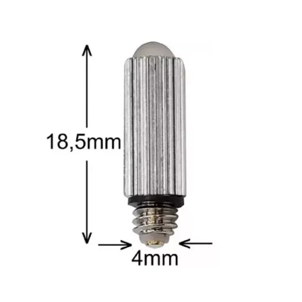 Lâmpadas K129 | Laringoscópio | Otoscópio | Led | Rosca Grossa