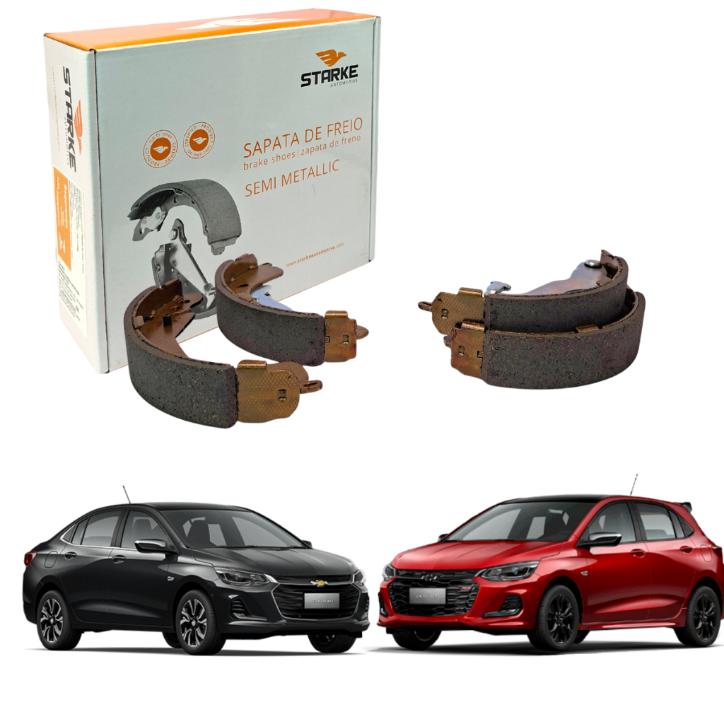 Sapata De Freio Onix Onix Plus 1.0 12V 3 cil Turbo Aspirado 2020 Em Diante em Oferta na Shopee