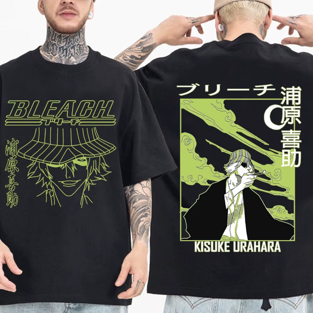 Camiseta Algodão Bleach Urahara Kisuke Anime
