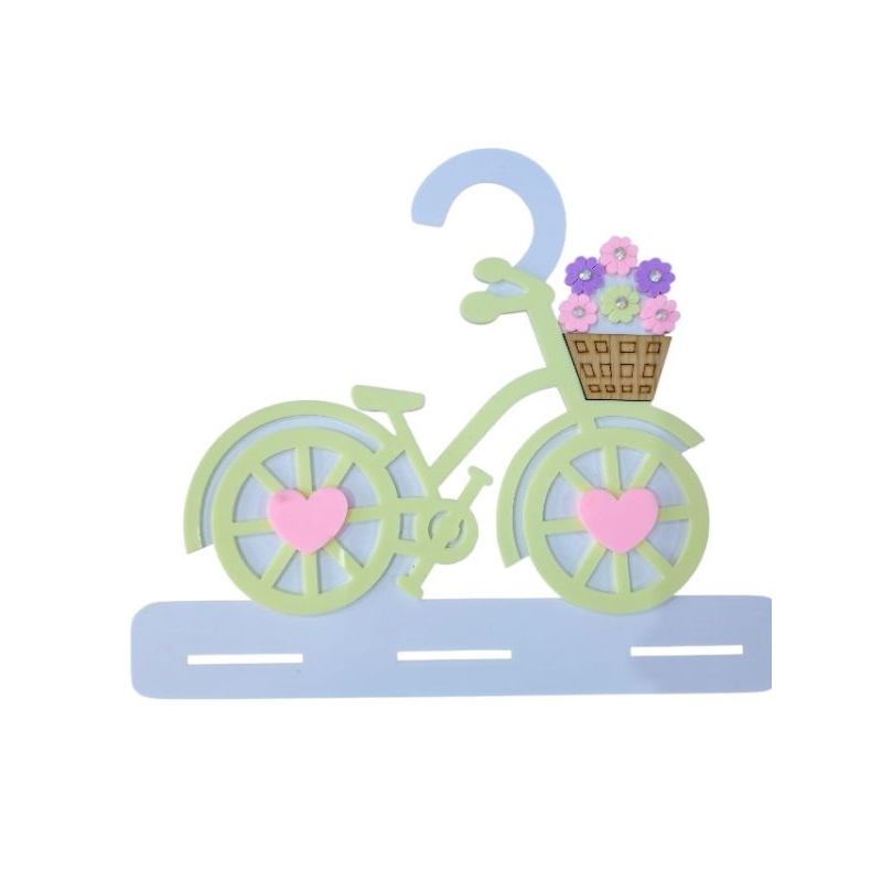 Cabide porta Laços em acrílico e madeira modelo diversos - 1 unidade em Oferta na Shopee