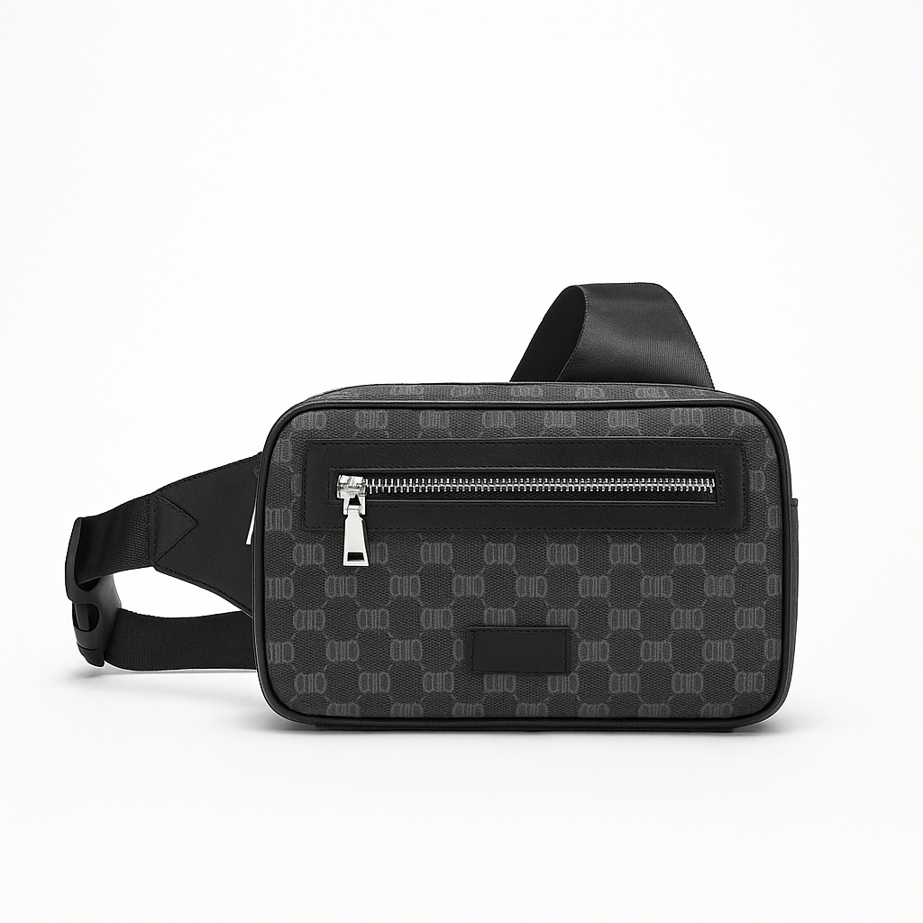 Bolsa Transversal de Ombro Masculina de Peito com Cinto, Designer de Ombro, Bolsa de Mão SL-004