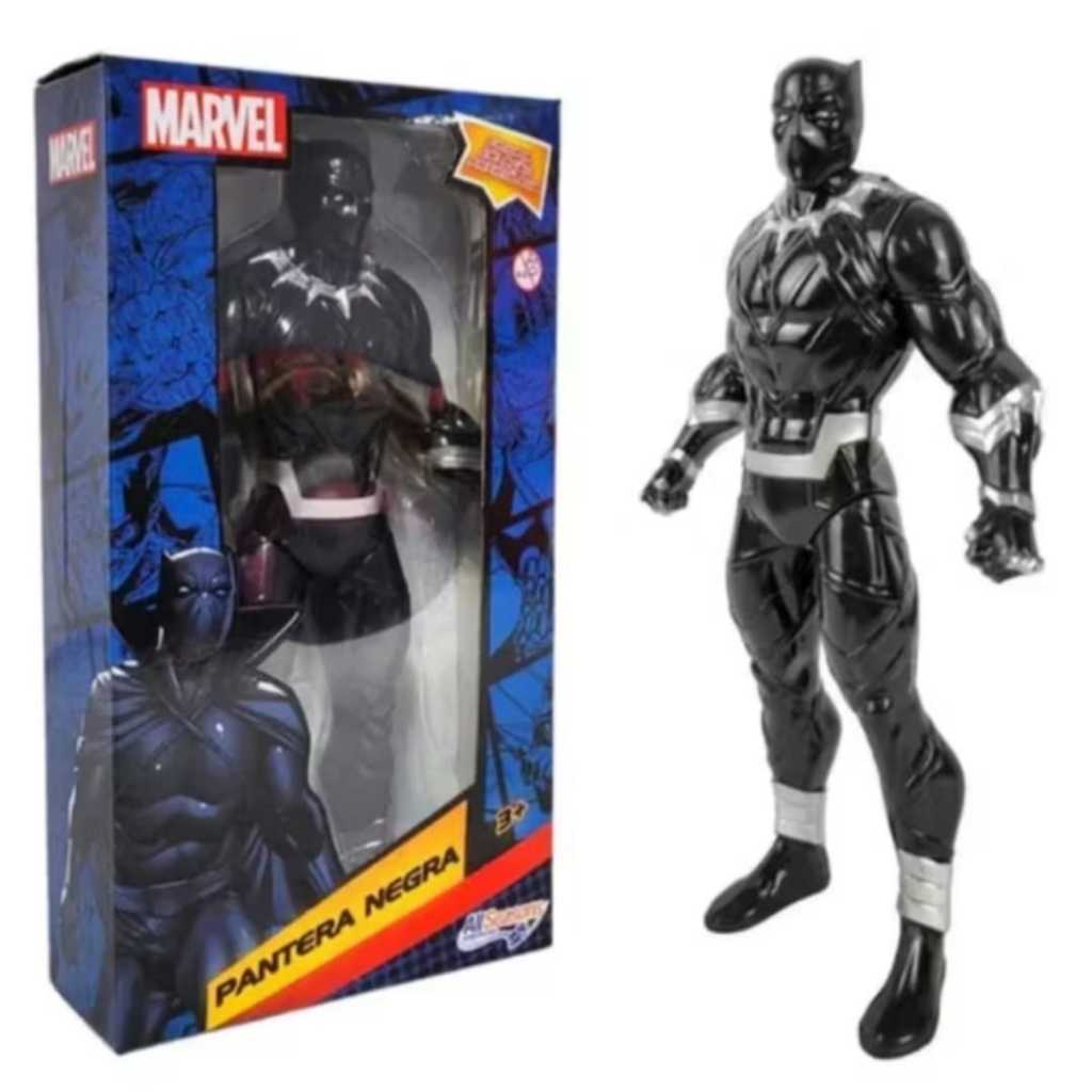 Boneco Pantera Negra 22cm - Marvel em Oferta na Shopee