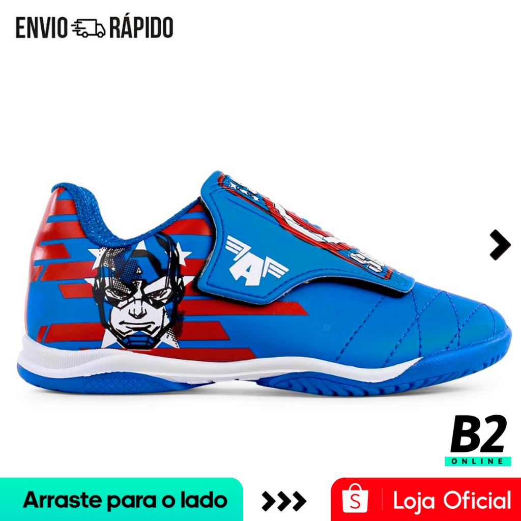 Chuteira Futsal Dray  Original Sem Cadarço Infantil Original Com Nota Fiscal e Garantia em Oferta na Shopee