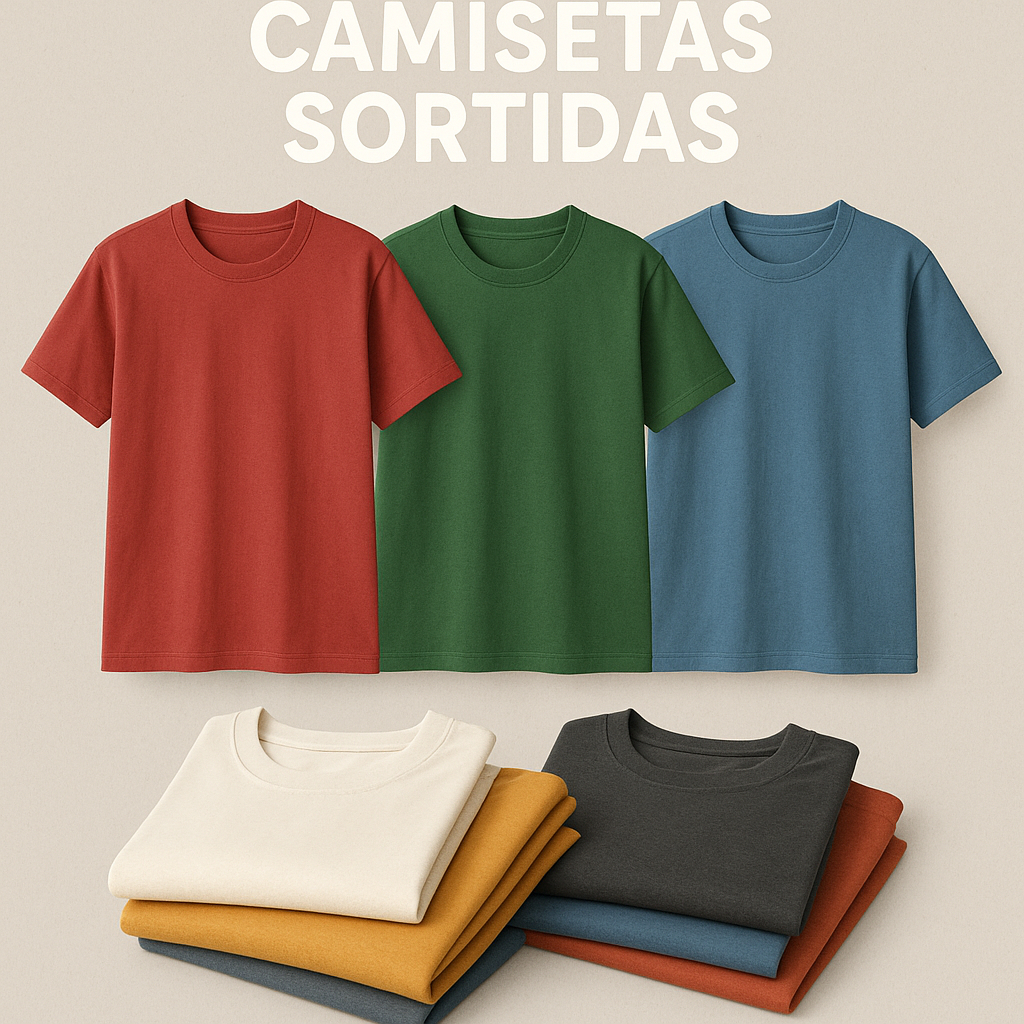 Camisas Camisetas Blusa Streetwear fio 30.1 penteado Sortidas!