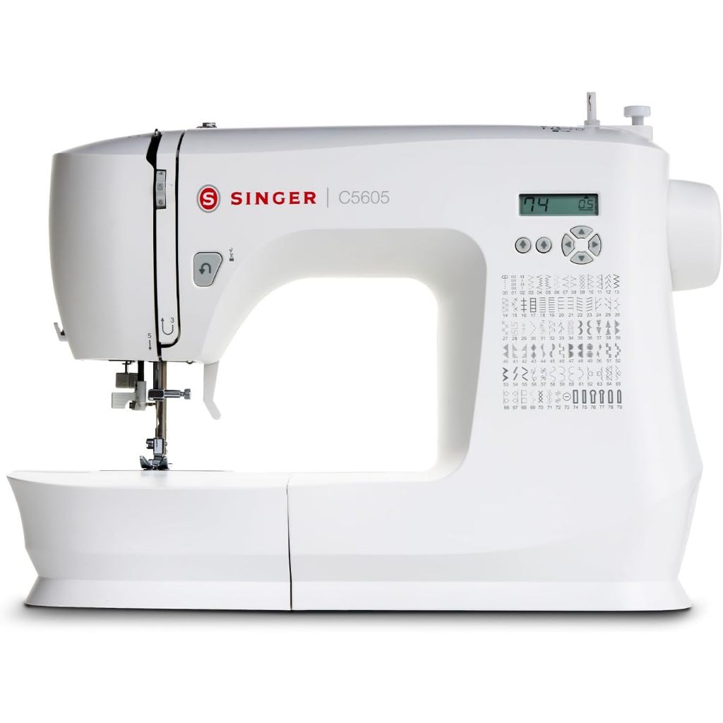 Máquina De Costura Eletrônica Singer C5605 Cor Branco 220V