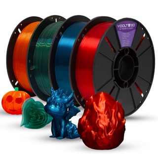 Filamento PETG HF Translúcido - Alta Fluidez para Alta Velocidade 1kg - Voolt3d em Oferta na Shopee