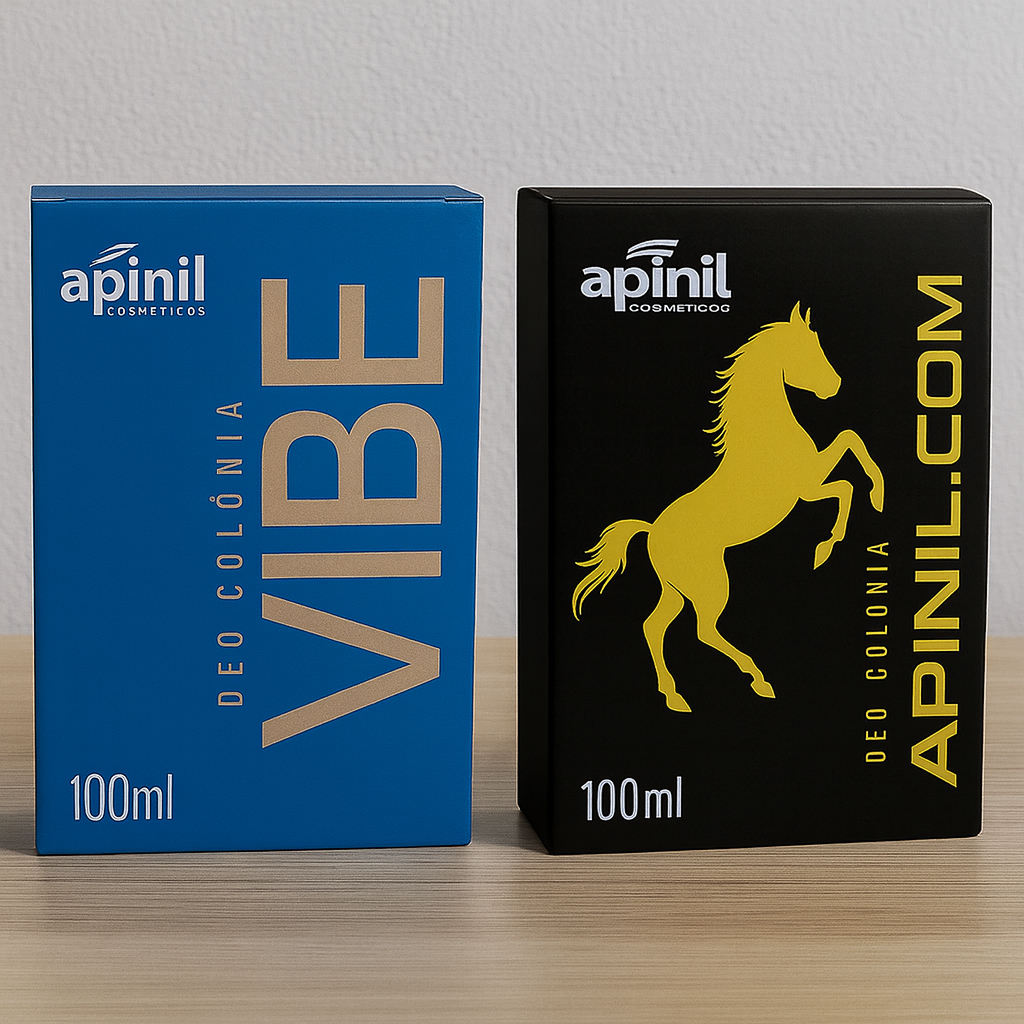 Kit 2 Perfumes Apinil Masculinos 100ml Vibe e Apinil.com Original