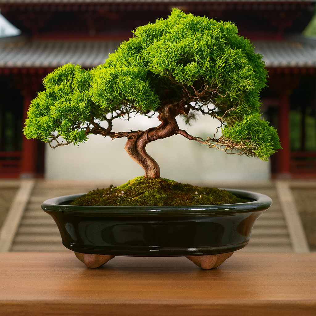Vaso Para Bonsai Ref 403 Liso Em Cerâmica Petrópolis