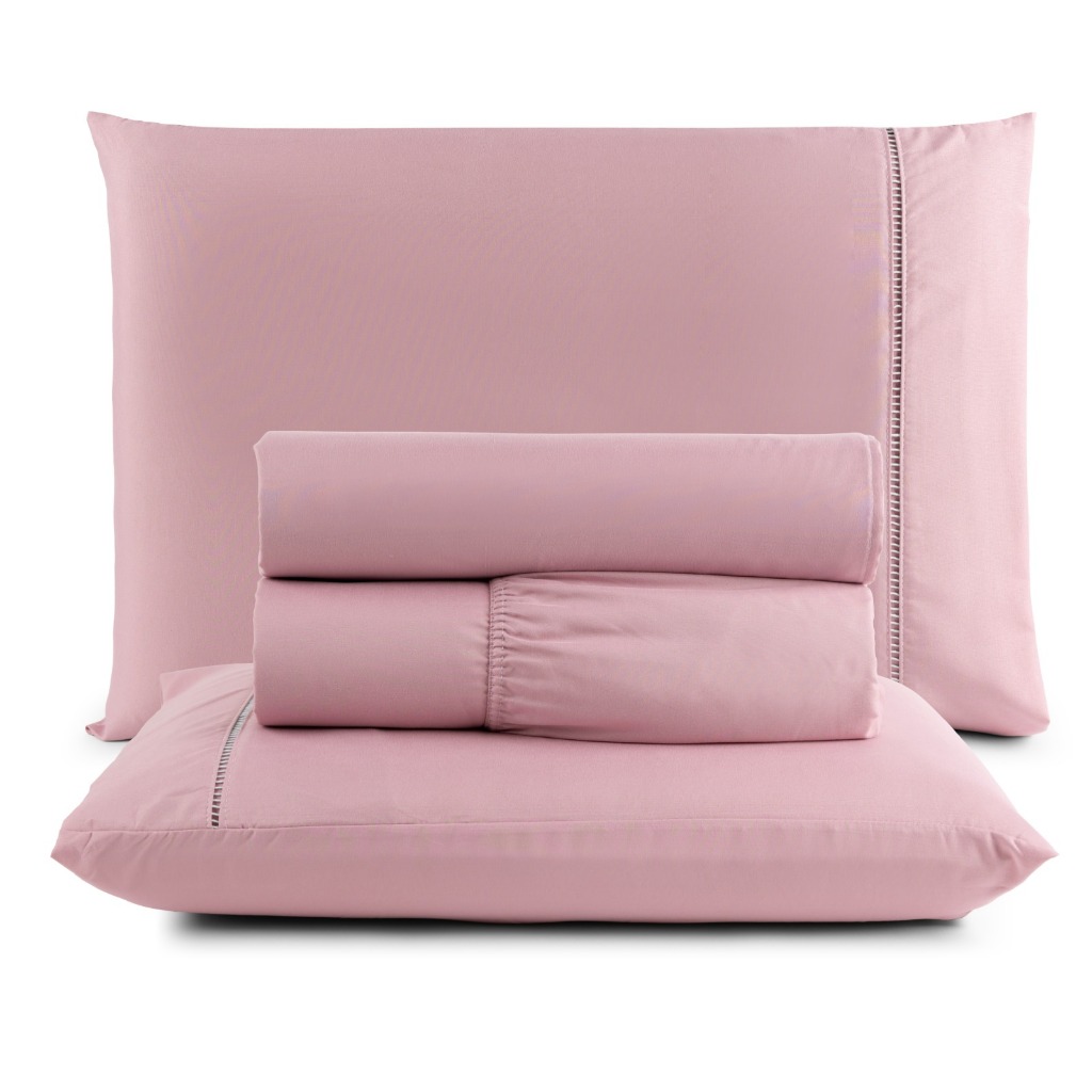 Jogo De Cama Lençol Naturale Casal Box 04 Peças - 400 Fios em Oferta na Shopee