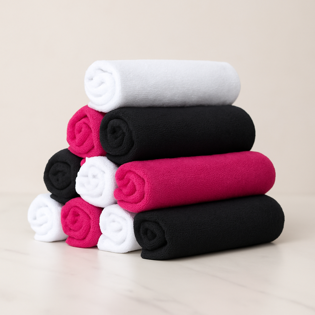 Kit Com 10 Toalhas Manicure 100% Algodão em Oferta na Shopee