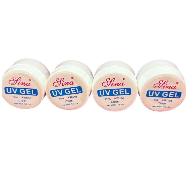 Gel UV De Unha Sina 15g White / Alongamento Acrigel