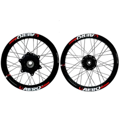 Par Roda Aro Alumínio Viper Aero Bros 125 150 160 Raios 4mm ou Inox Freio Á Disco Dianteira