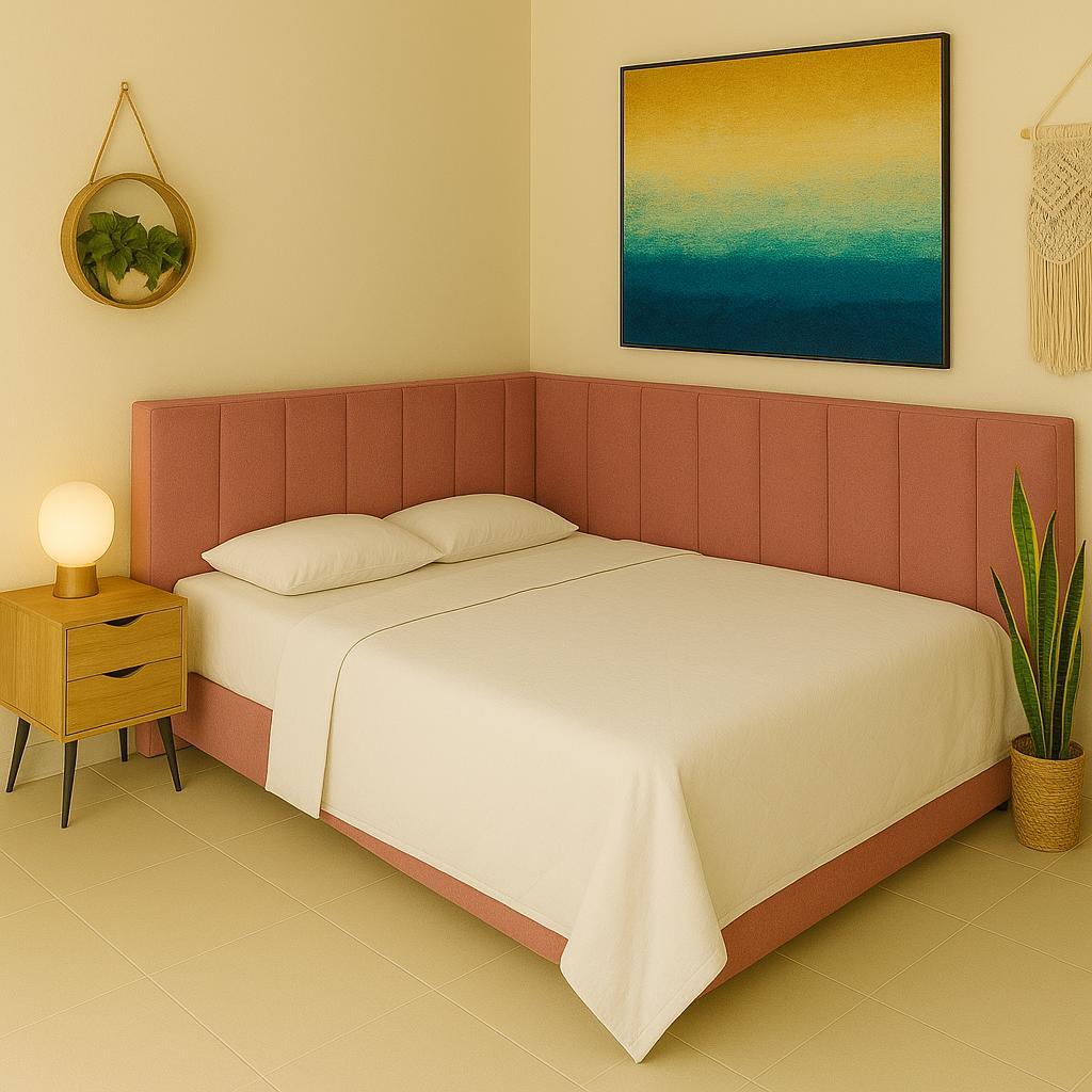 Cabeceira Casal Estofada Design Moderno: Onde Comprar | BuscaProdutos