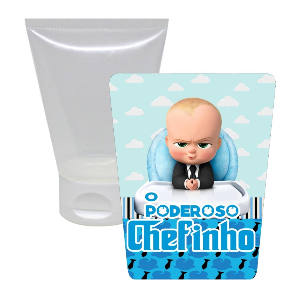 Bisnaga 30ml + Adesivo Poderoso LOIRO VÁRIAS CORES - Lembrancinha Festa Brigadeiro Álcool Gel