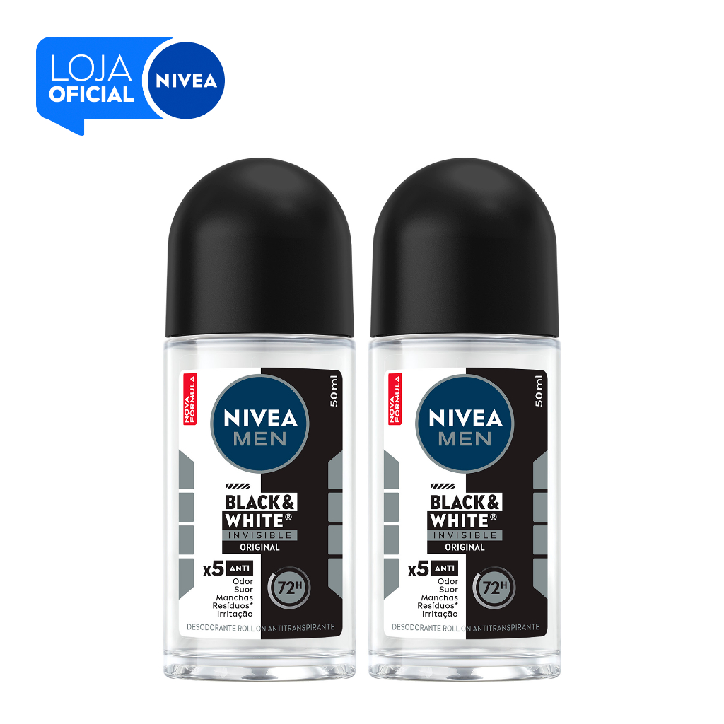 Desodorante Nivea Black White - Comprar com Melhor Preço em Banho e Cuidados com o Corpo