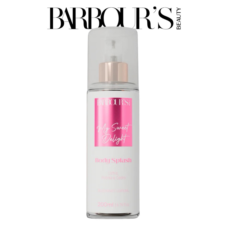 Body Splash Barbours Beauty My Sweet DeLight Spray 200 ML em Oferta na Shopee