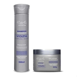 Kit capilar  Blond 2 produtos Violeta Matizador em Oferta na Shopee