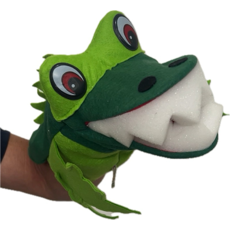 Fantoche de Mão Jacaré Jodane Plus em Oferta na Shopee