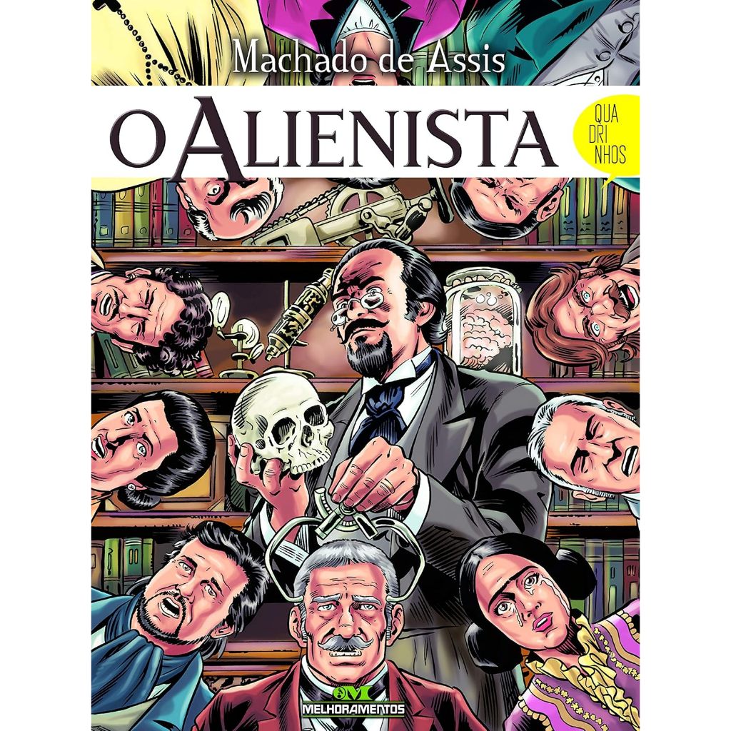 LIVRO O ALIENISTA EM QUADRINHOS (NOVO)