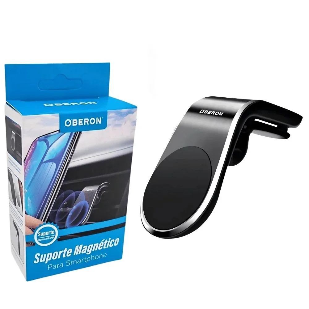 Suporte Magnético OR-SP01 para Celular · Universal · Rotação 360° · Base Antiderrapante em Oferta na Shopee