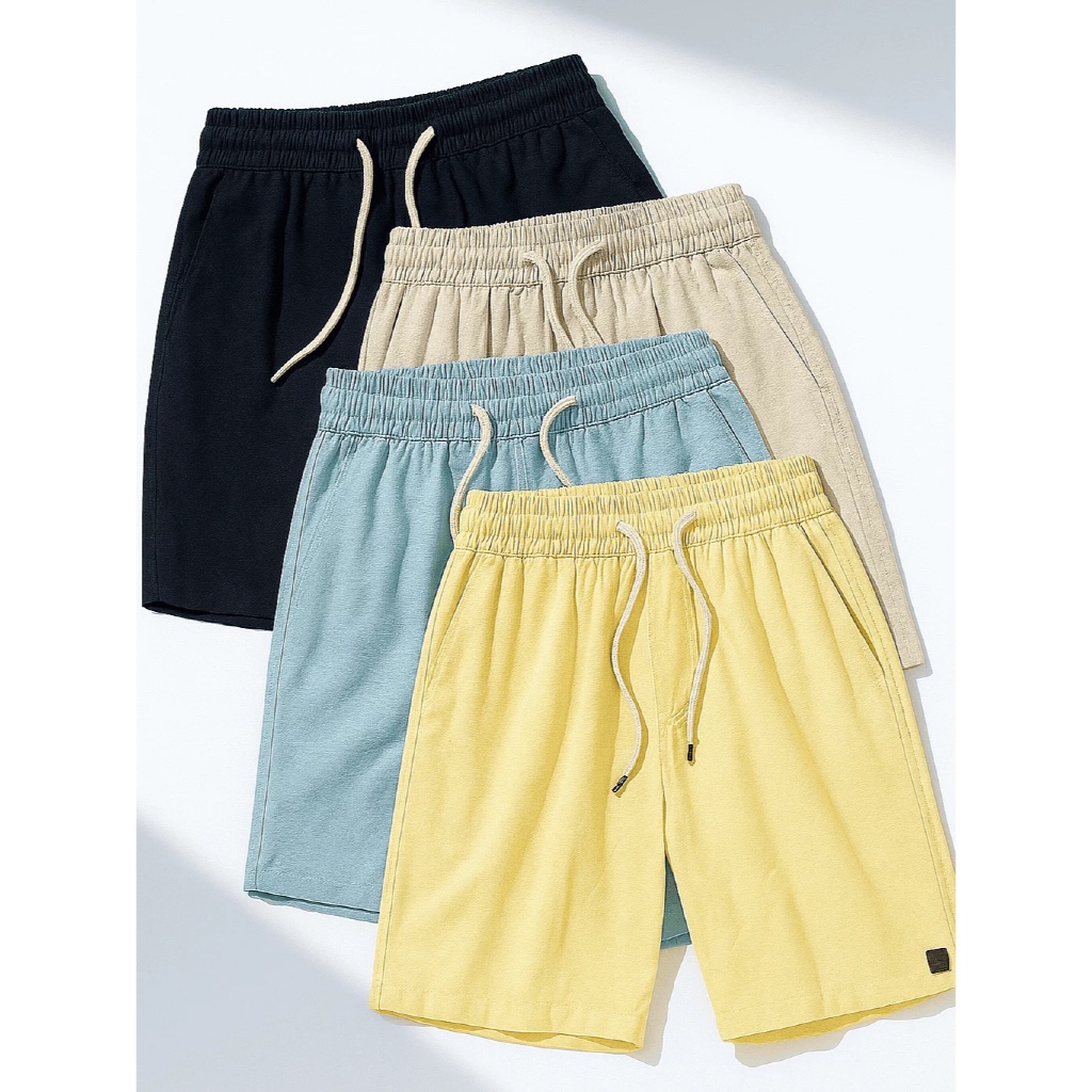 Bermuda Masculina de Linho | Ideal para Férias e Praia