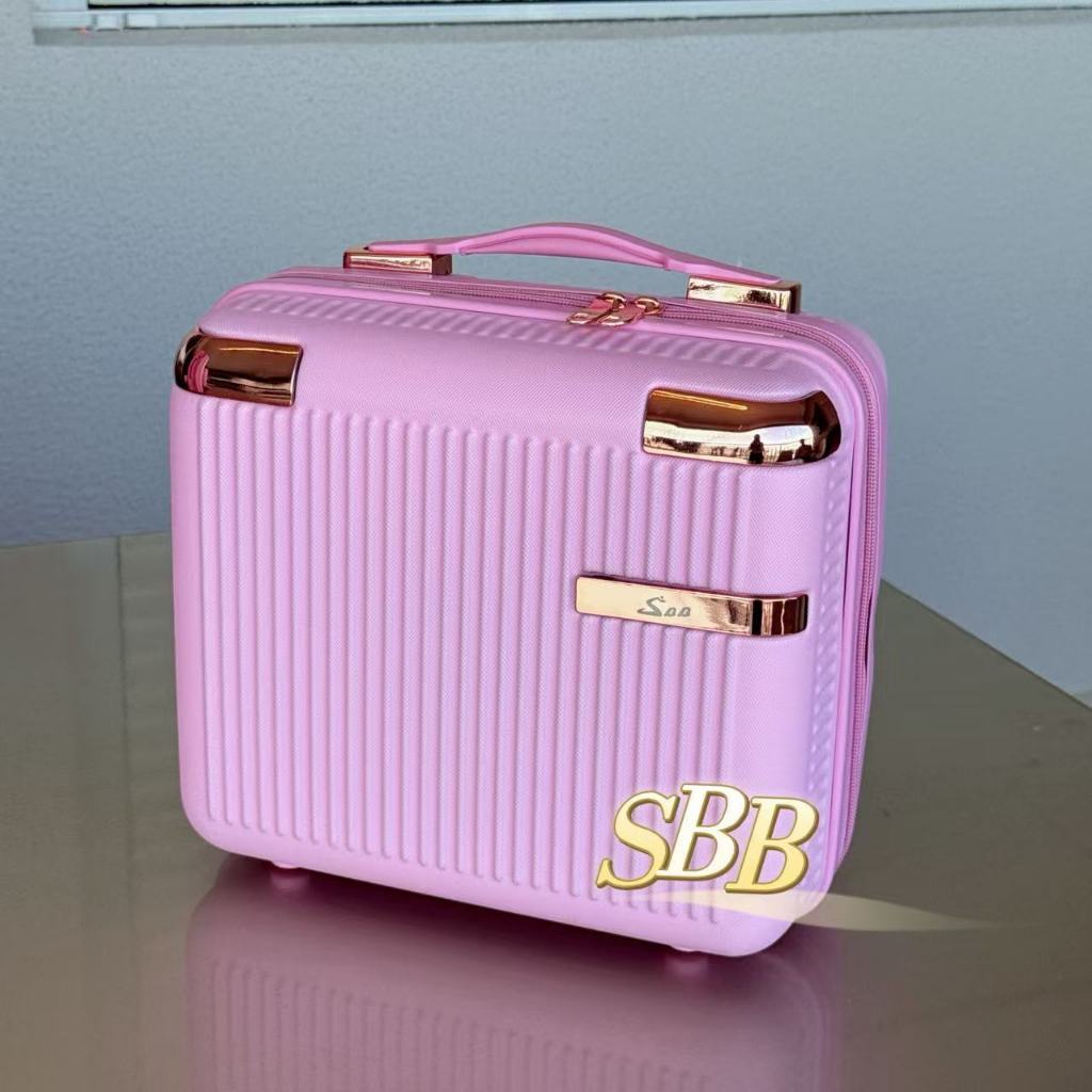 Imagem Frasqueiras De Viagem Necessaire ABS Rígido Maleta de Mão Organizadora maquiagem Rígida TOP