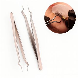Pinça Separadora Profissional Para Extensão de Cílios Fio a Fio – Isolamento em Aço Inox em Oferta na Shopee