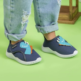 Tênis Infantil Menino Guty Calce Fácil Dinossauro Lançamento em Oferta na Shopee