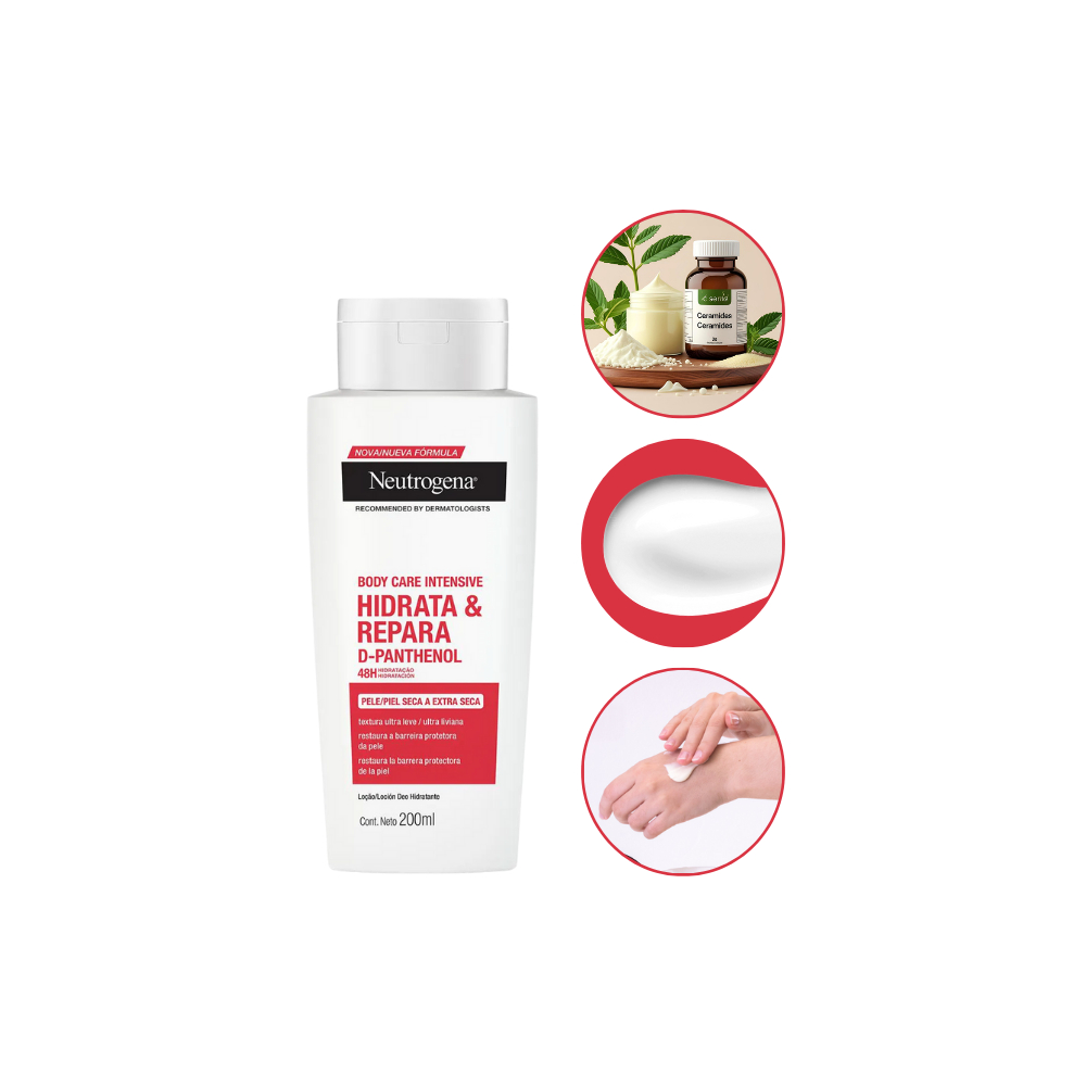 Loção Hidratante Corporal Hidrata & REPARA 200ml Neutrogena