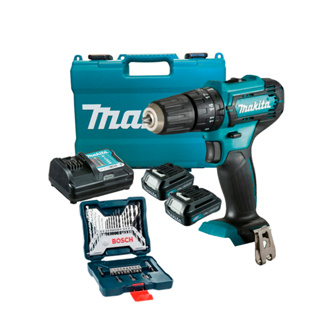 Parafusadeira/Furad Impacto Makita 12v Hp333dwye com 2 baterias e Kit X-line em Oferta na Shopee