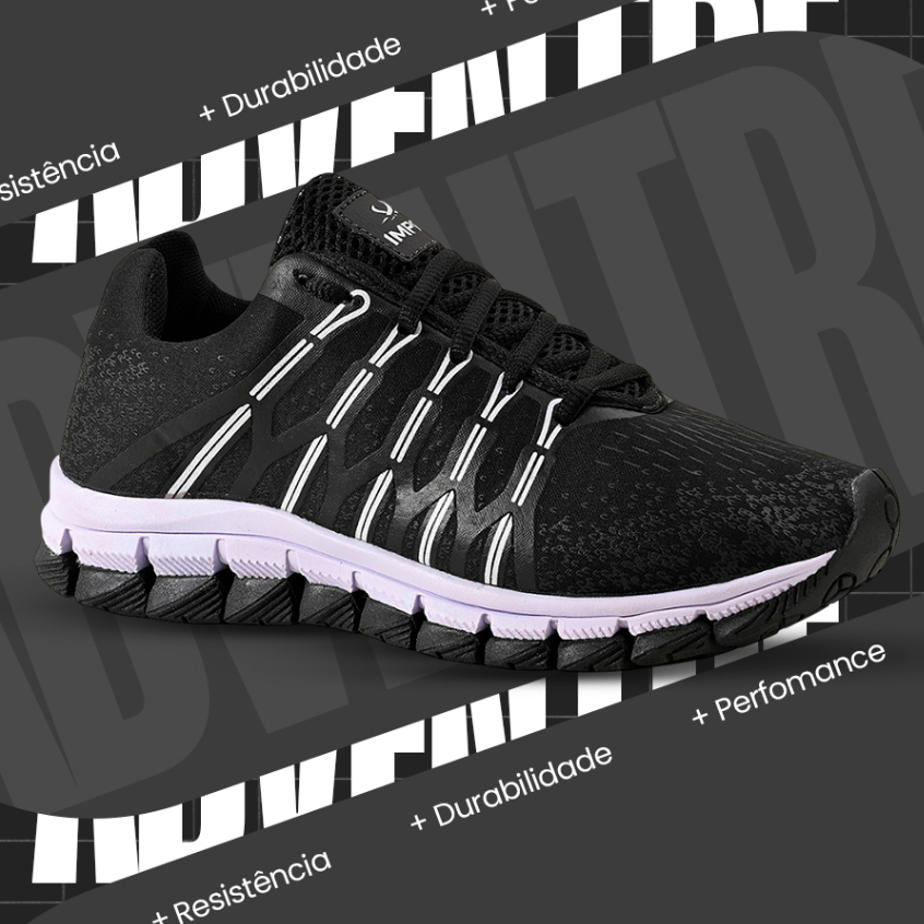 Tênis Masculino Impax Esportivo Confortável Estiloso Resistente Treino Trabalho Academia 34 Ao 45 em Oferta na Shopee