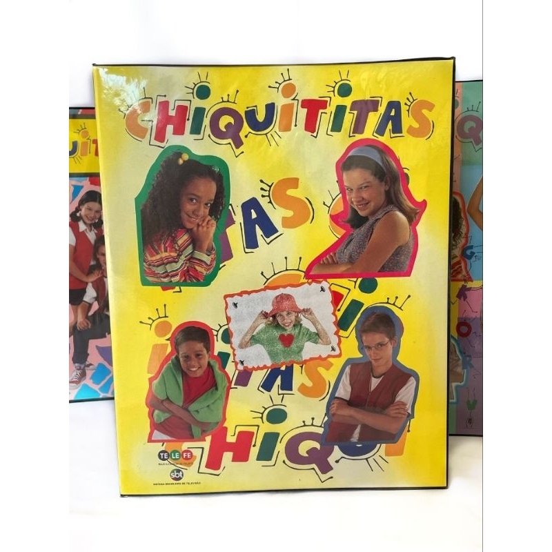 Fichario OFICIAL Chiquititas Anos 2000 Nostalgia Caderno Argola Escolar