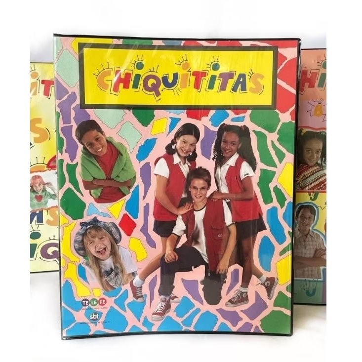 Fichario OFICIAL Chiquititas Anos 2000 Nostalgia Caderno Argola Escolar — imagem 2 de 2