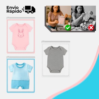 Kit 10 Saquinhos Maternidade Multiuso Com Zíper Organizador Nécessaire Envelope impermeável em Oferta na Shopee