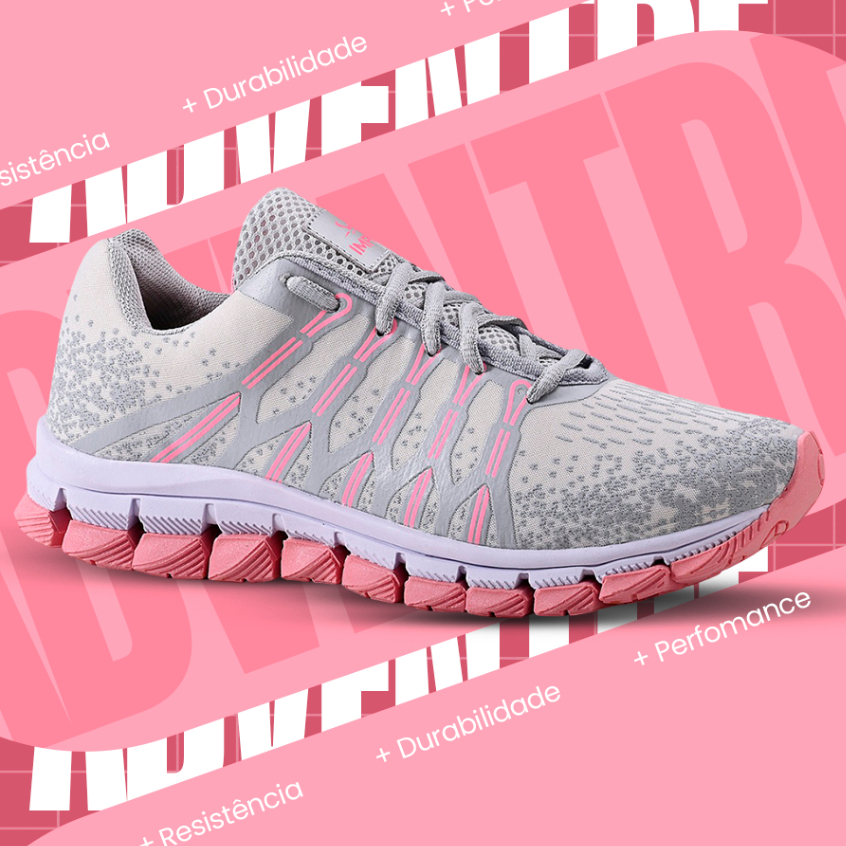 Tênis Esportivo Feminino Estiloso Confortável Resistente Acessível Diário Treino Academia Em Alta em Oferta na Shopee