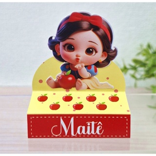 Porta bis duplo Personalizado *Papel Fotográfico* BRANCA DE NEVE CUTE BABY em Oferta na Shopee