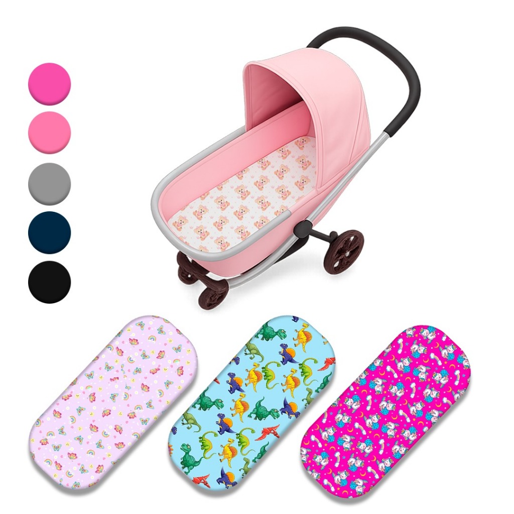 Colchão para carrinho Moises Colchonete carrinho com fronha  Menino, Menina e Neutro bebê